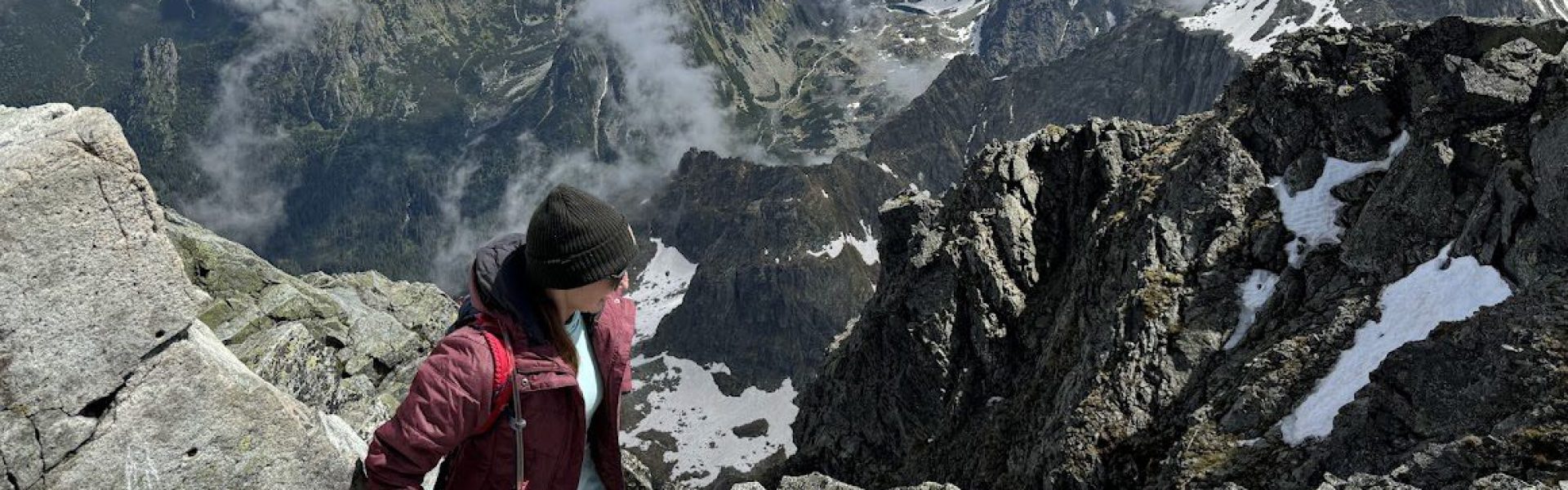 top of rysy peak highest mountain in poland