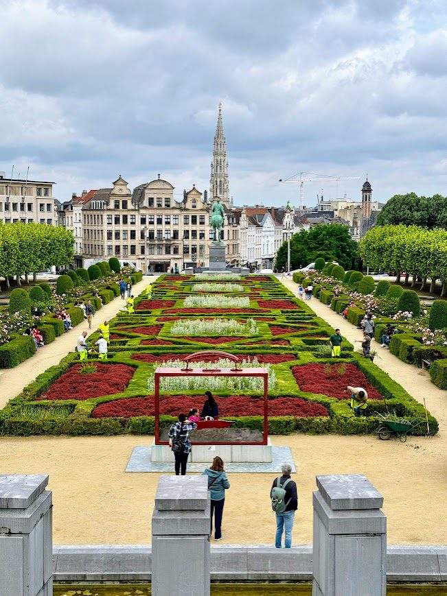 the flower garden in brussels belgium