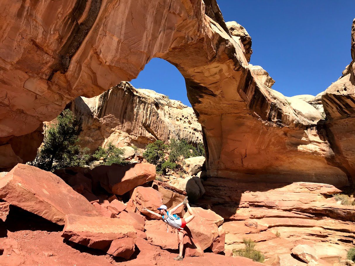 utah capitol reef national park arch