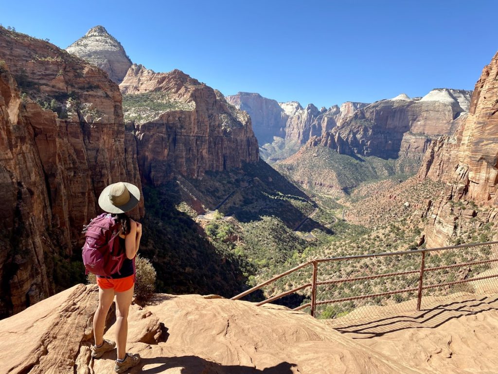 Zion national park utah canyon overlook trail